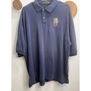 Vintage SC95 Super Computing Conference Navy Polo Shirt XXL Computer Tech
